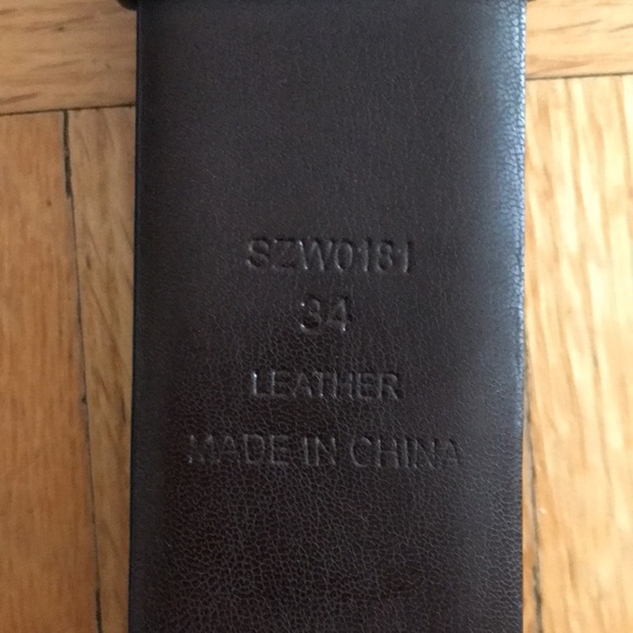 SWISS ARMY LEATHER BELT SIZE 34 - Picture 3 of 3